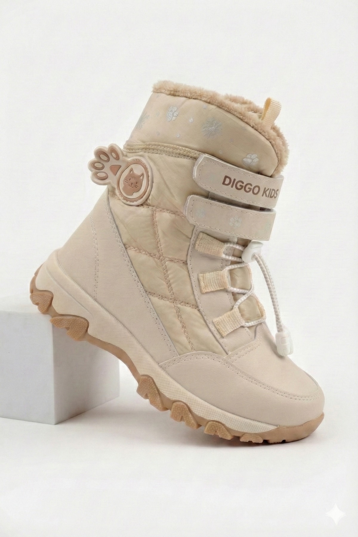 Kız Çocuk Kışlık Sıcak Tutan Kar Botu - Su Geçirmez Outdoor Kar Botu