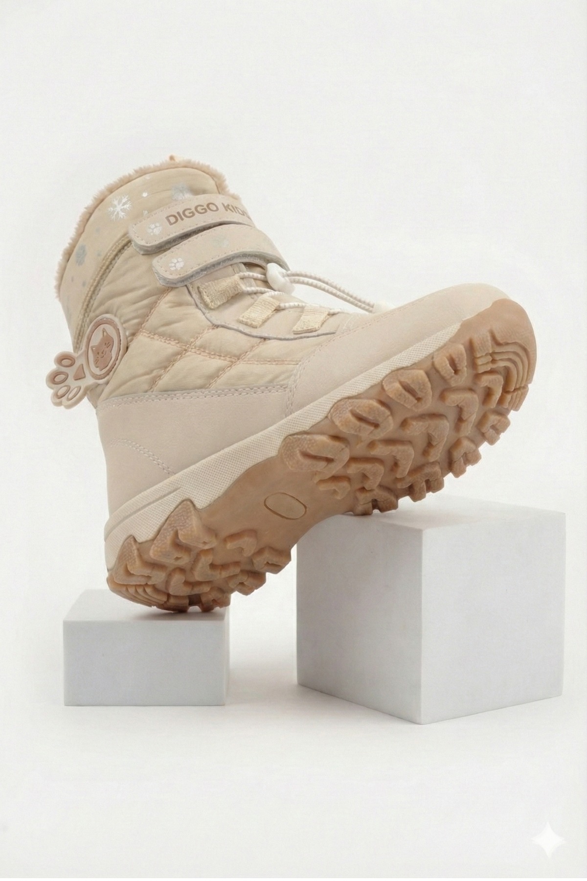 Kız Çocuk Kışlık Sıcak Tutan Kar Botu - Su Geçirmez Outdoor Kar Botu